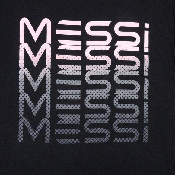 Lionel Messi Shirt Mens XXL 2XL Black Name Stack Graphic Tee Miami Soccer NWT - Picture 4 of 12